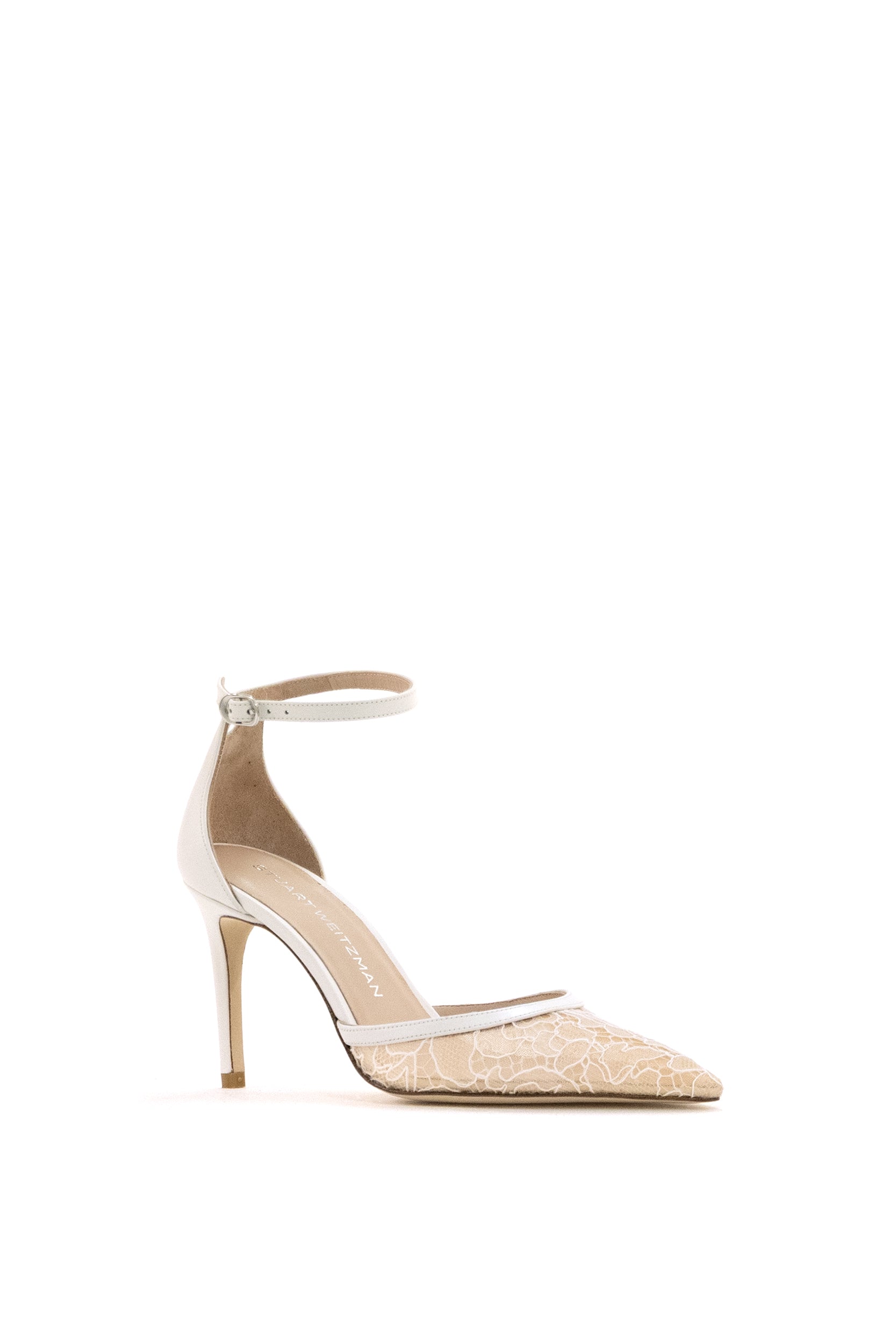 STUART WEITZMAN Décolleté Stuart in Pelle e Mesh, view 2