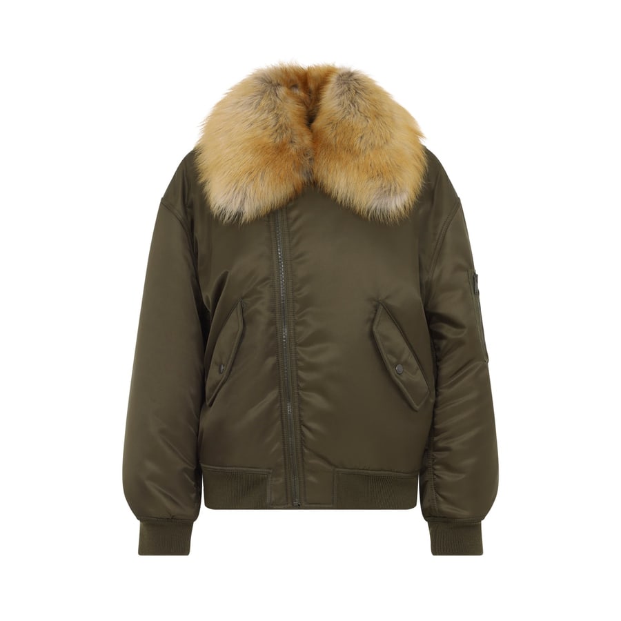 Saint Laurent Saint Laurent Shearling Bomber, view 2