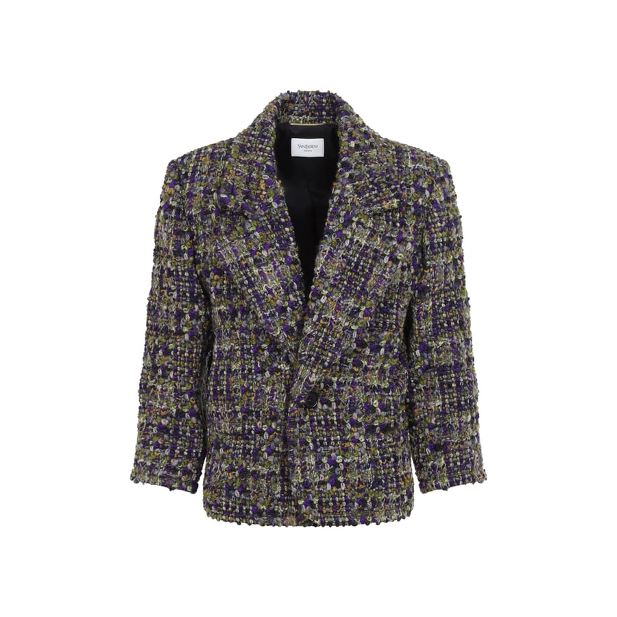 Saint Laurent Saint Laurent Tweed Jacket, view 2