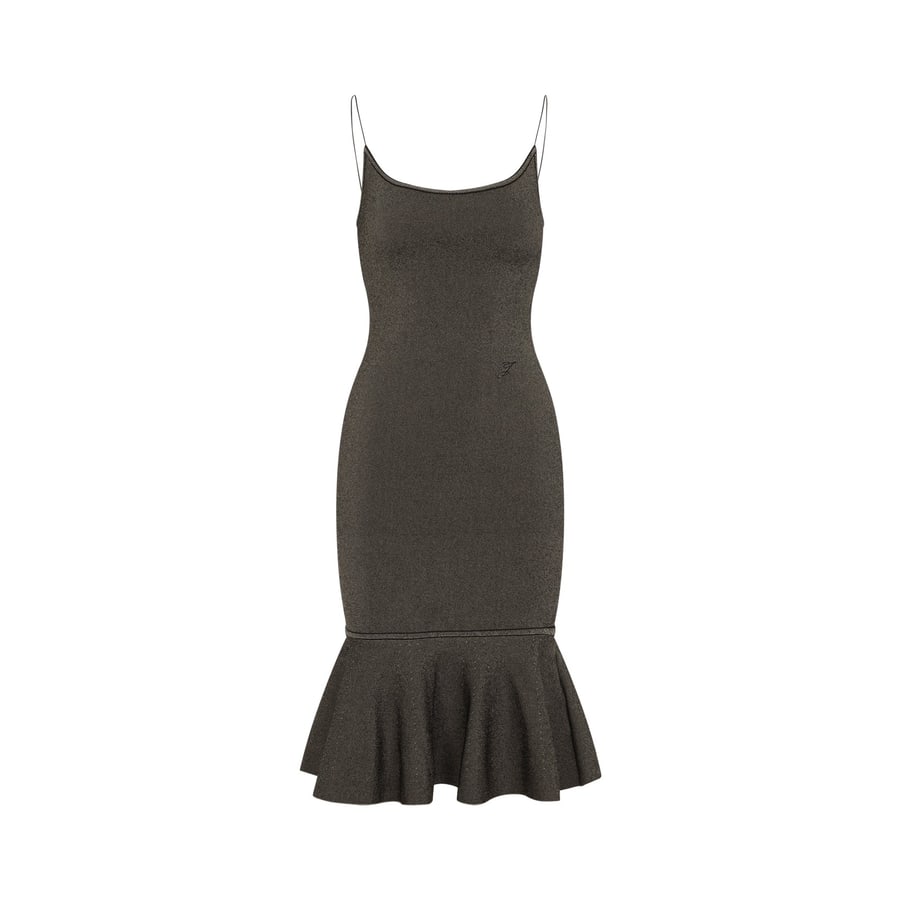Jacquemus Jacquemus Maille Pina Midi Dress, view 2