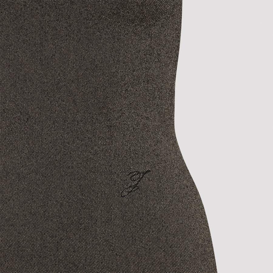 Jacquemus Jacquemus Maille Pina Midi Dress, view 5