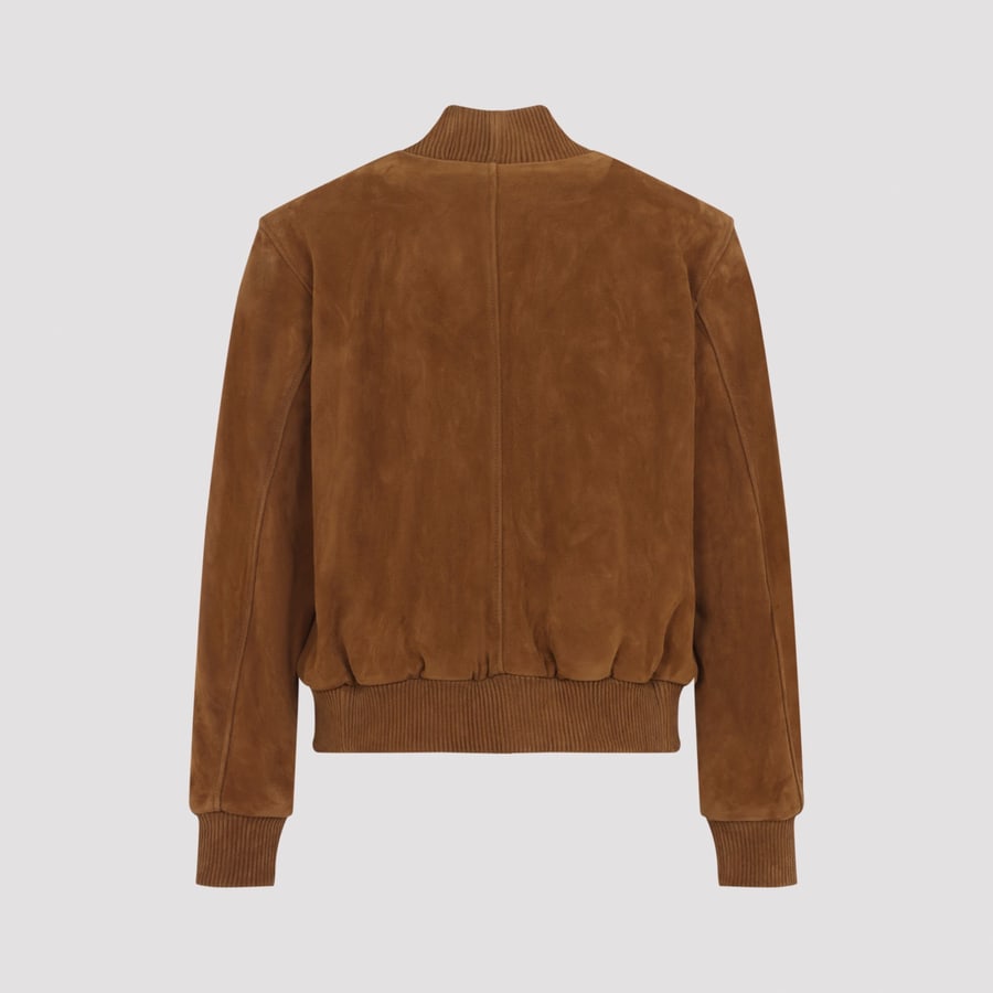 AMI Paris Ami Paris Suede Zipped Jacket, view 4