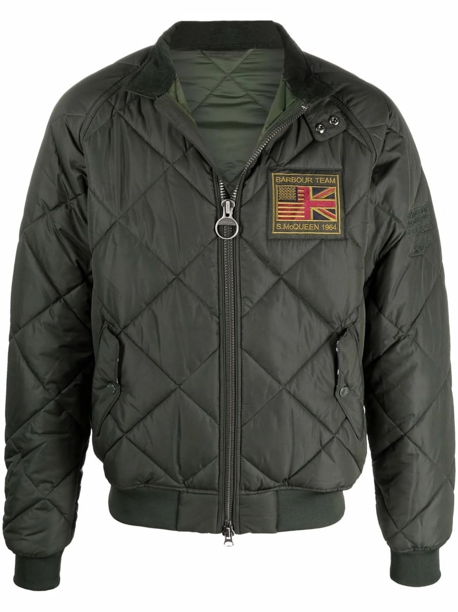 Barbour Barbour Quilted Embroidered Jacket