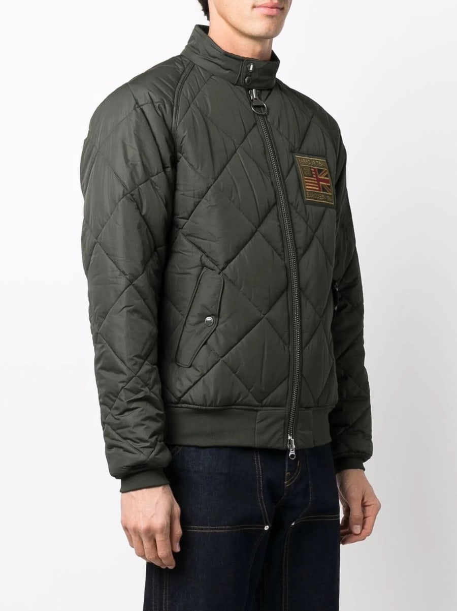 Barbour Barbour Quilted Embroidered Jacket, view 2