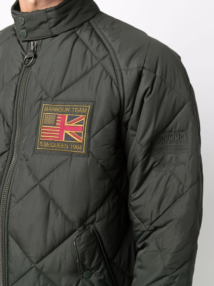 Barbour Barbour Quilted Embroidered Jacket, view 3