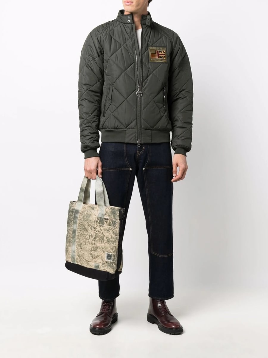 Barbour Barbour Quilted Embroidered Jacket, view 5