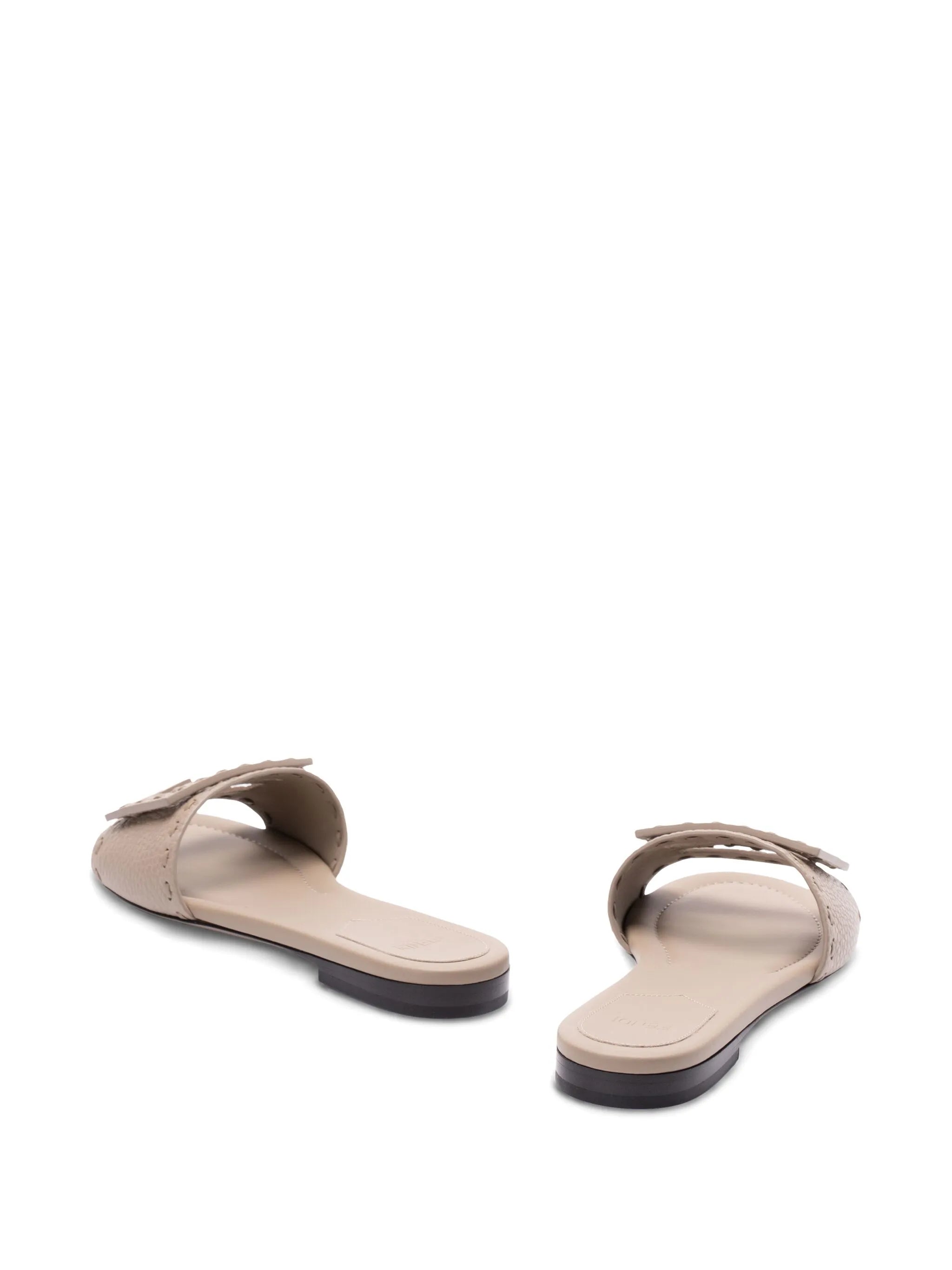 Fendi Fendi Logo Slides Sandals, view 2