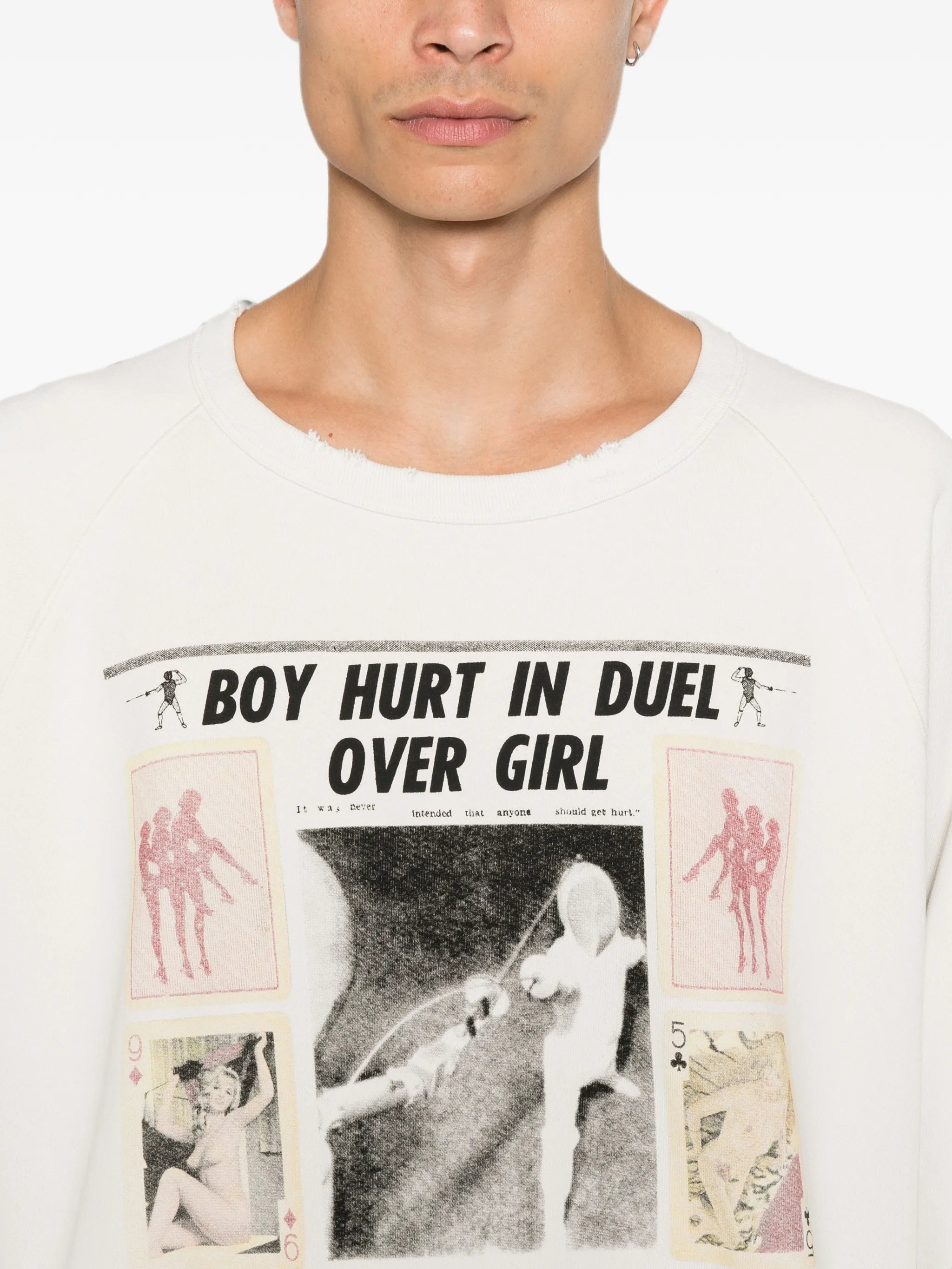 Enfants Riches Déprimés Enfants Riches Déprimés Boy Hurt In A Duel Sweater, view 2