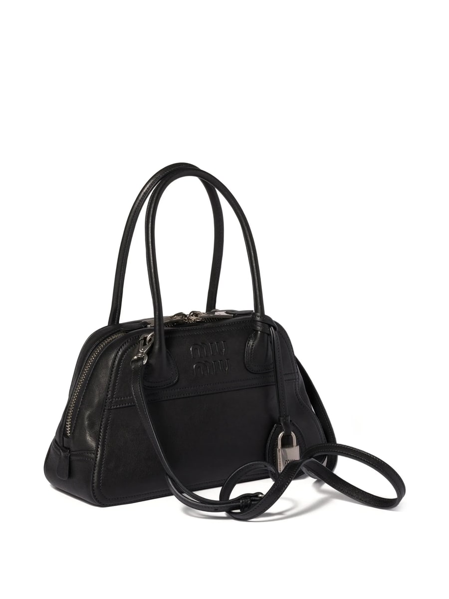 Miu Miu Miu Miu Vivant Nappa-leather Bag, view 2