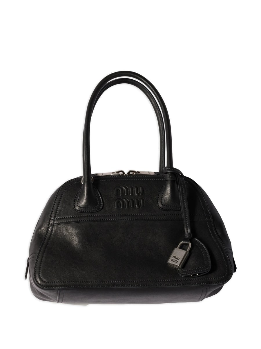Miu Miu Miu Miu Vivant Nappa-leather Bag, view 3
