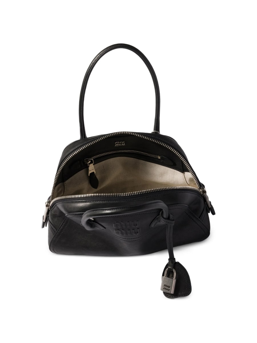 Miu Miu Miu Miu Vivant Nappa-leather Bag, view 5