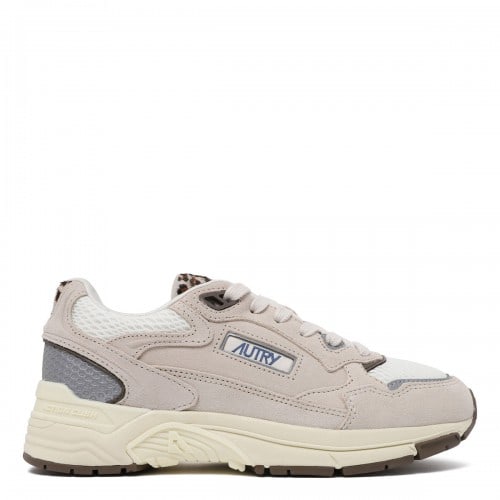 Autry Hyperway mesh and leopard sneakers