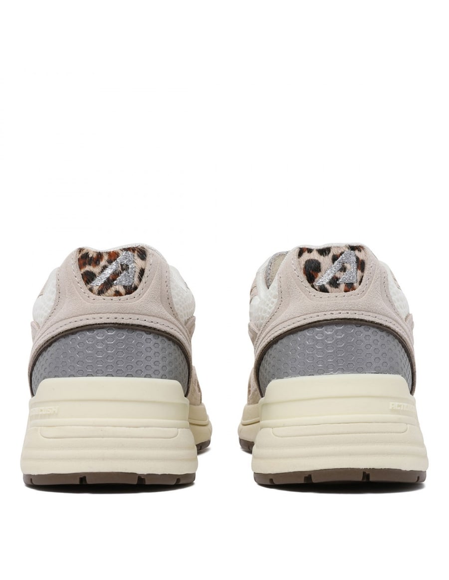Autry Hyperway mesh and leopard sneakers, view 3