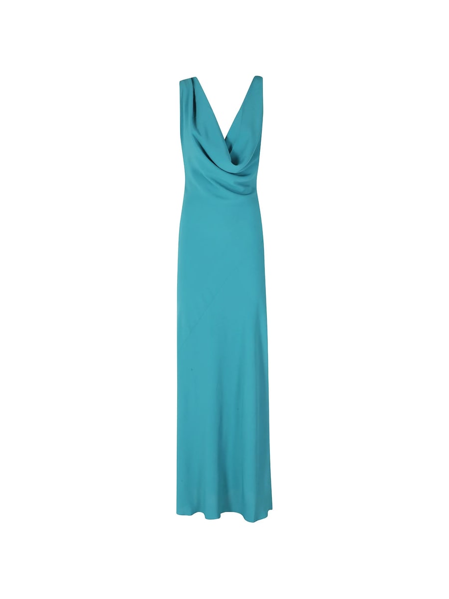 The Andamane The Andamane Draped Tie-fastening Dress
