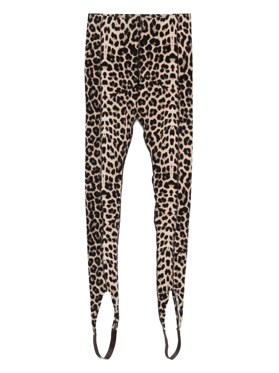 Baserange Baserange Leopard-print Leggings, view 3