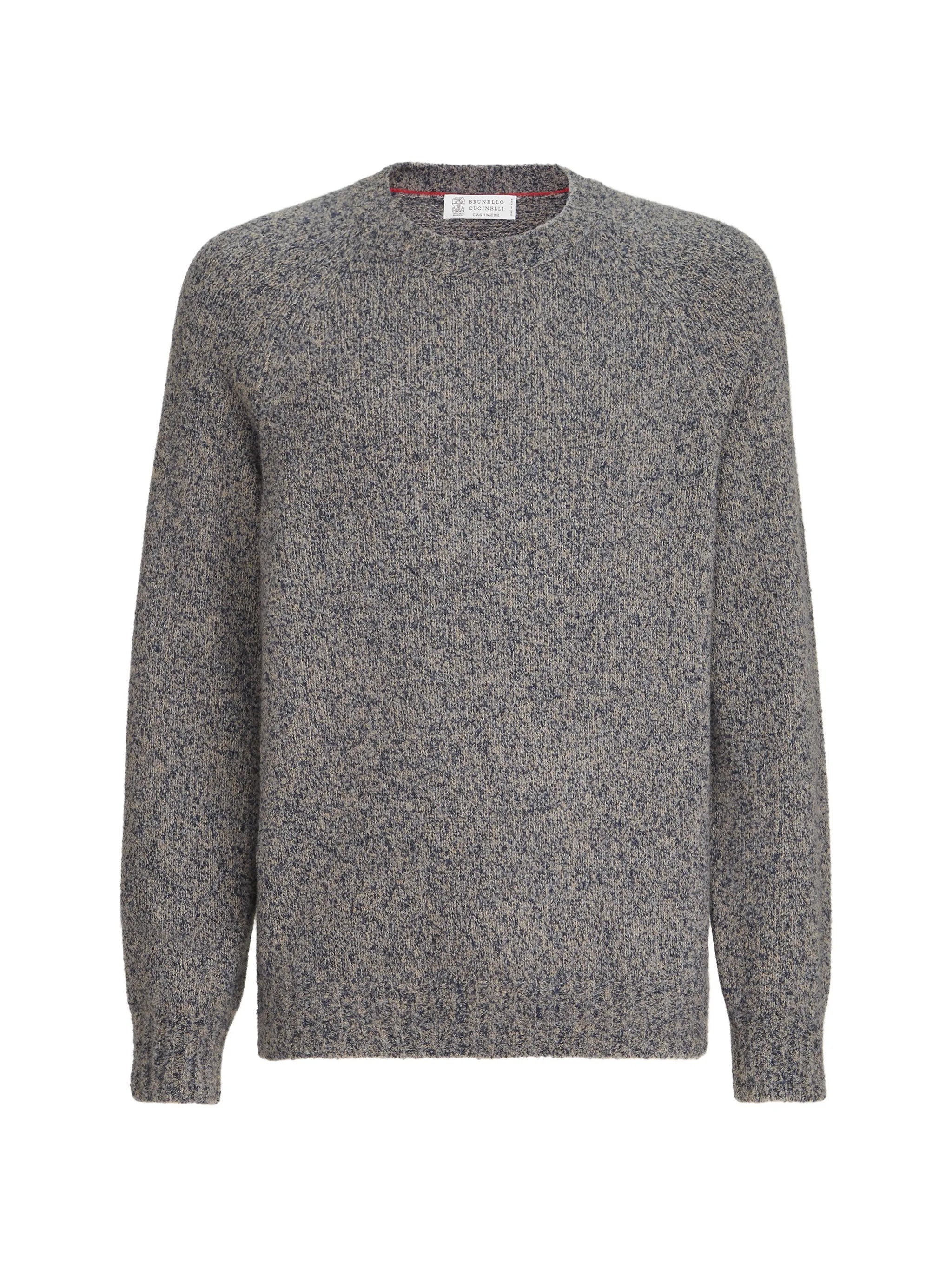 Brunello Cucinelli Brunello Cucinelli Virgin Wool, Silk And Cashmere Chiné Sweater