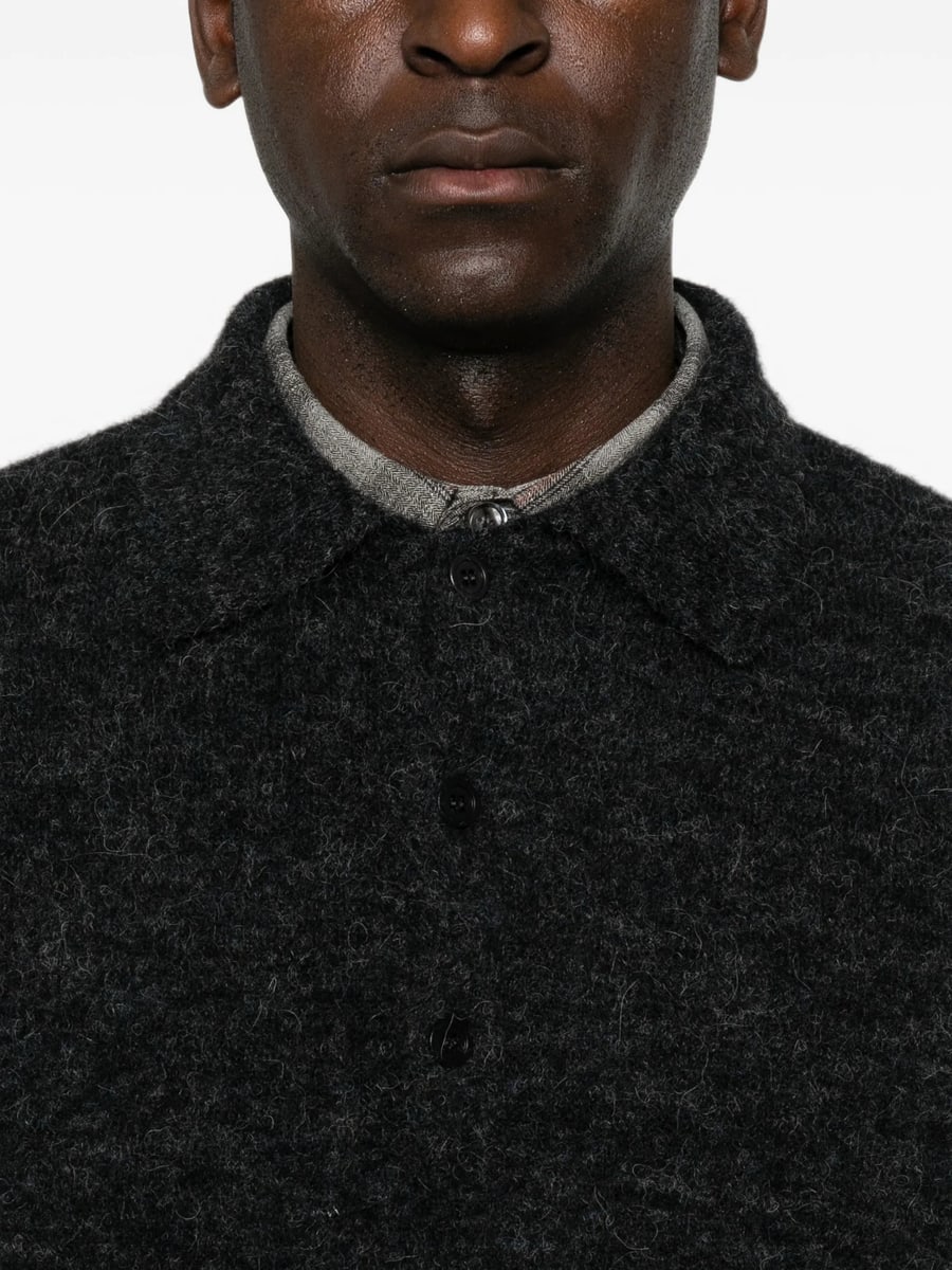Sunflower Sunflower Brushed-effect Polo Shirt, view 4