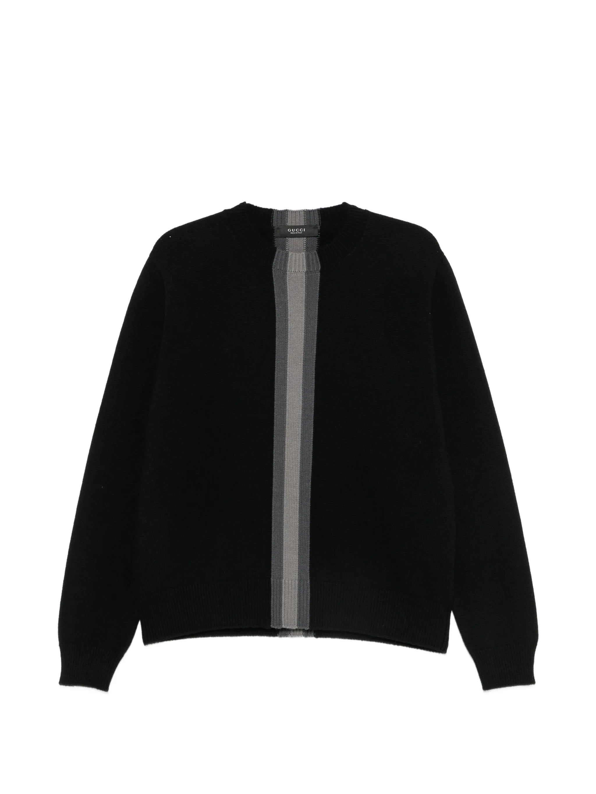 Gucci Gucci Stripe-detail Crew-neck Sweater