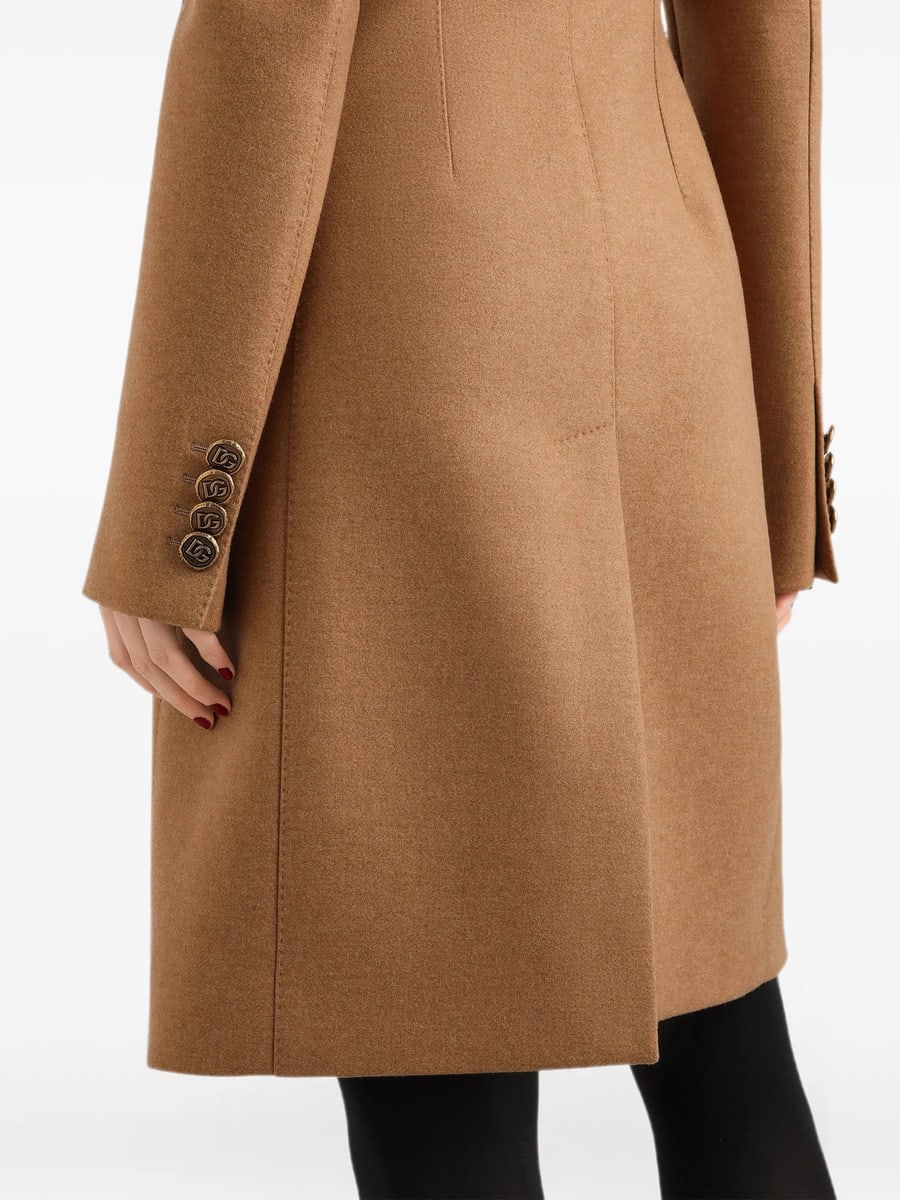 Dolce & Gabbana Dolce & Gabbana Dolce Double-breasted Wool Coat, view 2