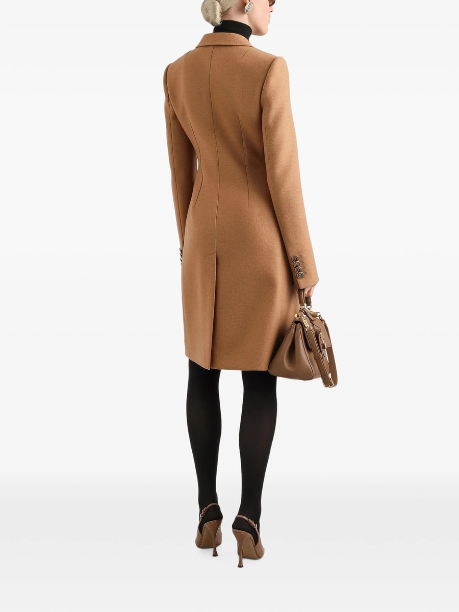 Dolce & Gabbana Dolce & Gabbana Dolce Double-breasted Wool Coat, view 5