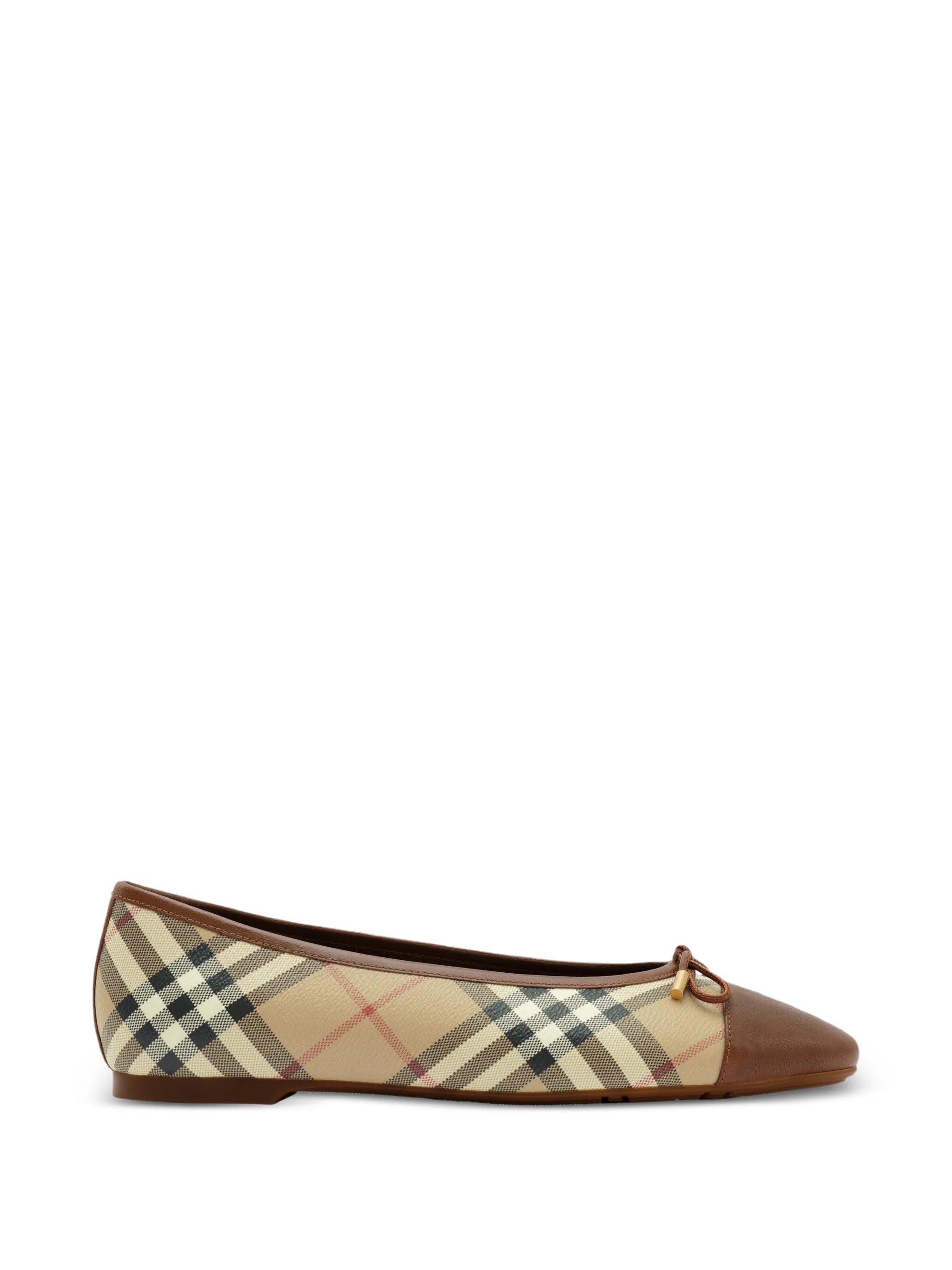 Burberry Burberry Check Canvas Highgate Ballerinas