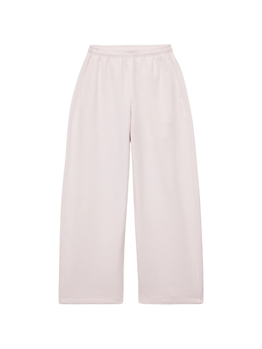 Alexander Wang Alexander Wang Logo Print Mid-rise Relaxed Sweatpants