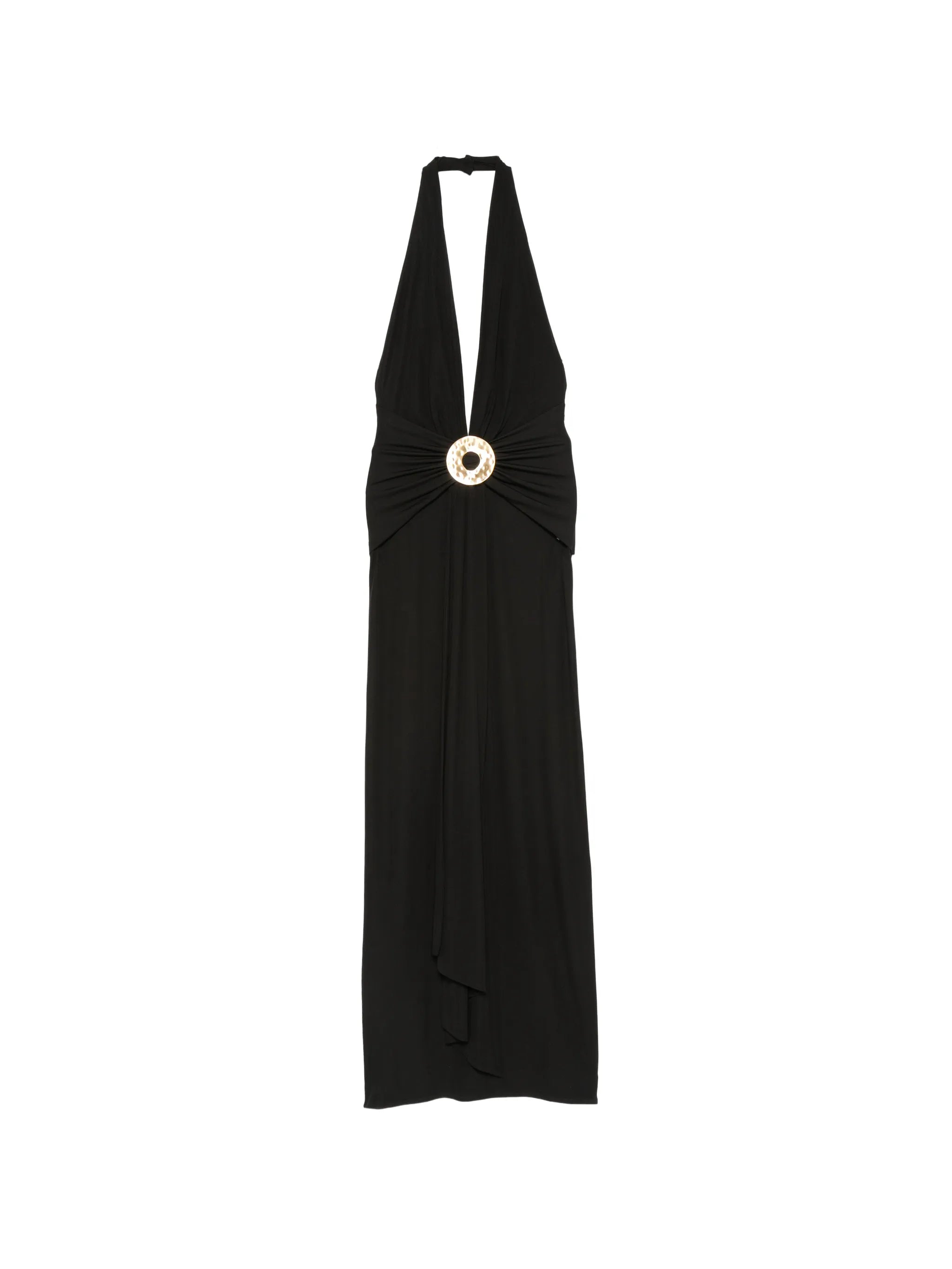 Cult Gaia Cult Gaia Hammered-ring Halterneck Dress