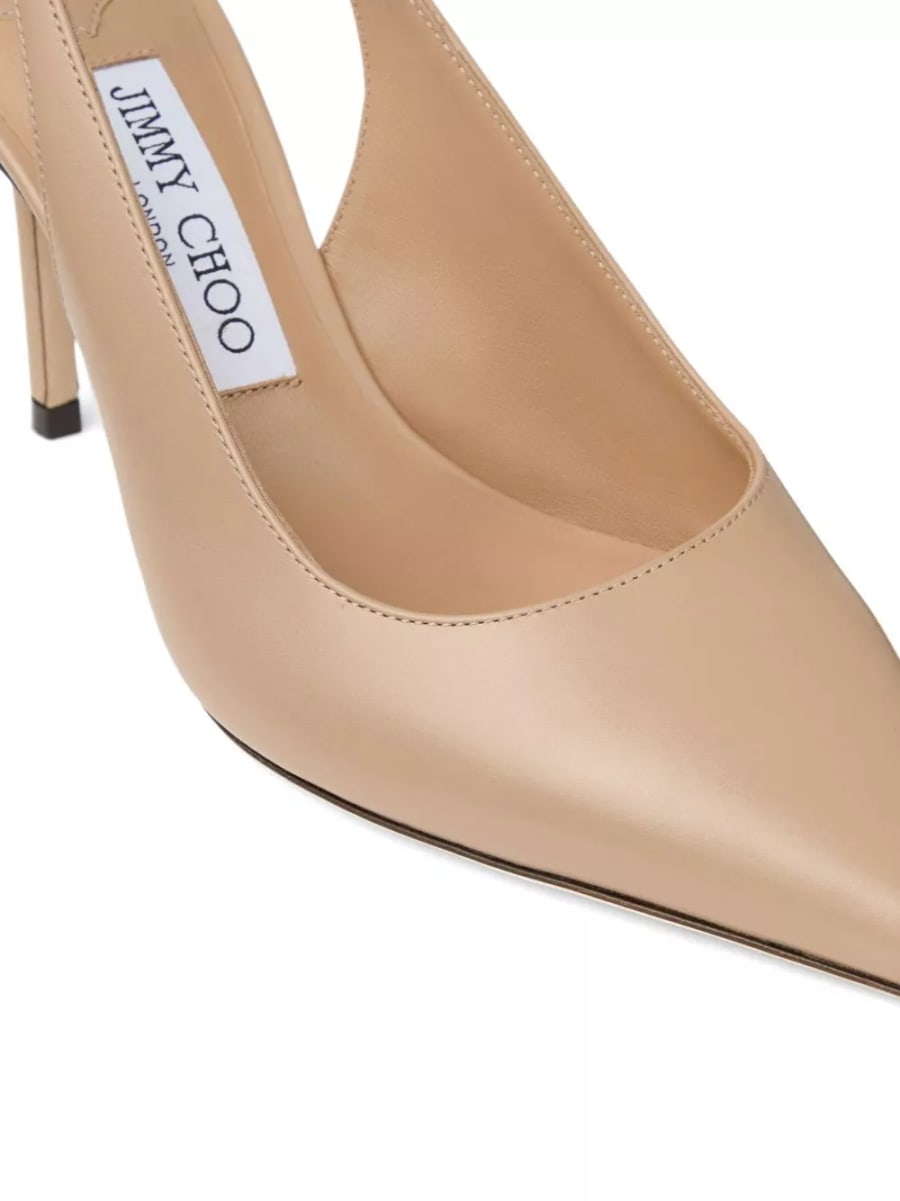 Jimmy Choo Love leather slingback pumps, view 5