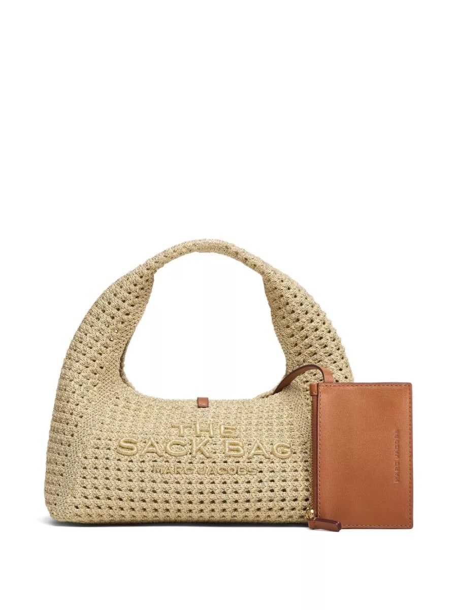 Marc Jacobs La mini borsa a sacco in crochet, view 3
