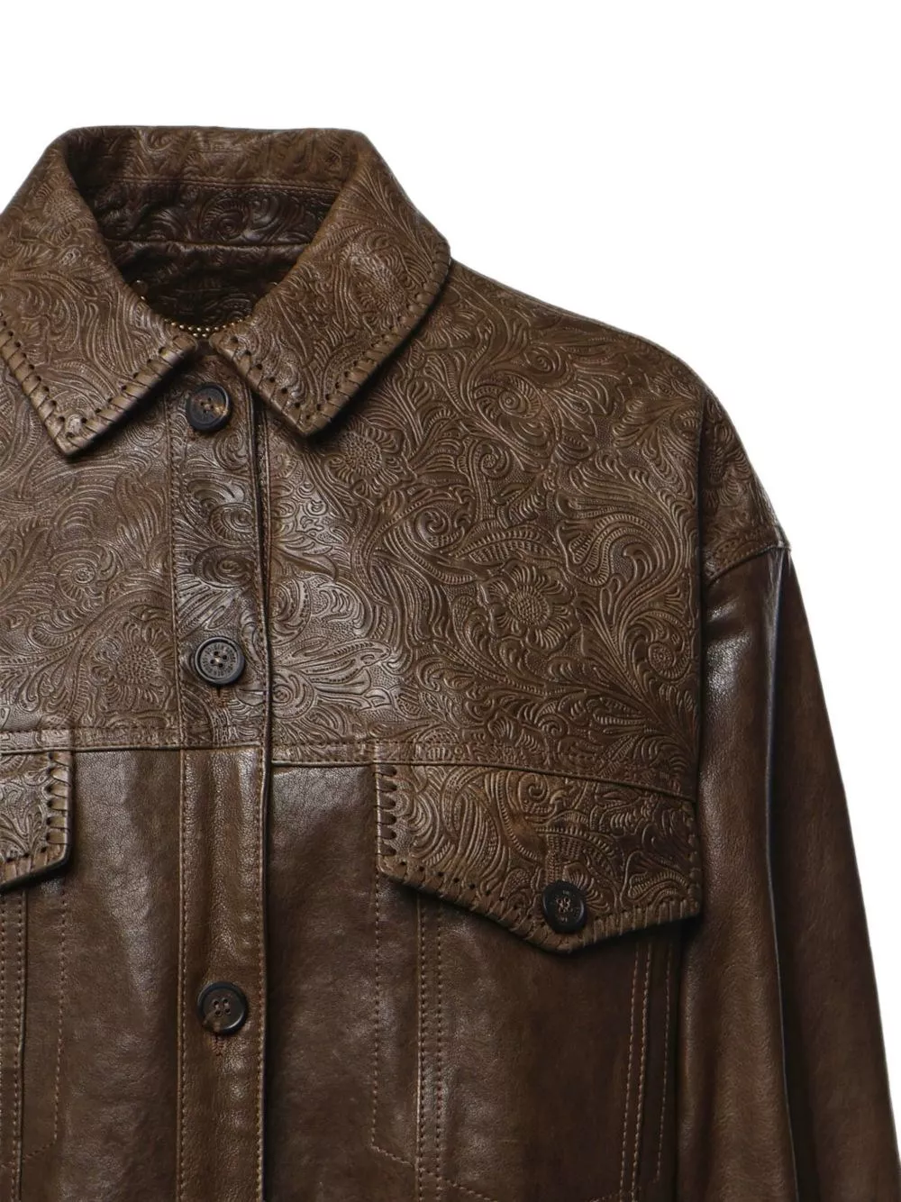 Golden Goose Giacca in pelle, view 2