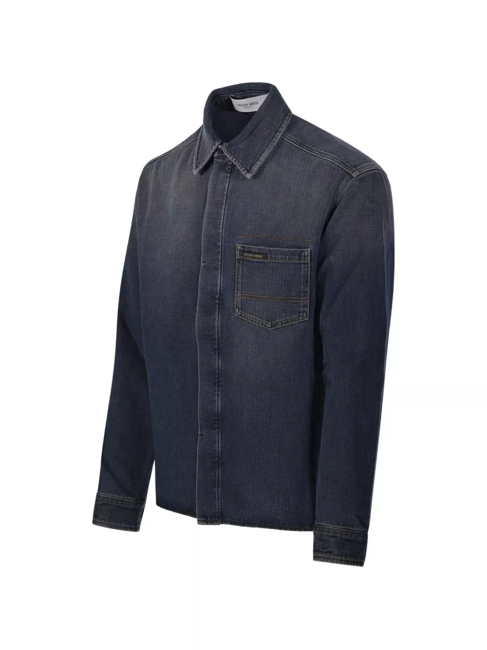 Golden Goose Camicia in denim di cotone, view 2