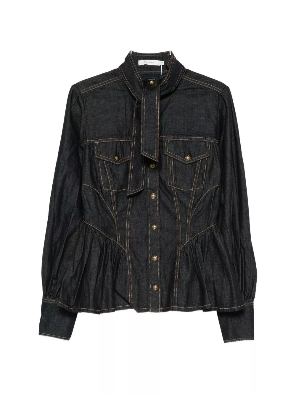 Zimmermann Camicia in denim di cotone