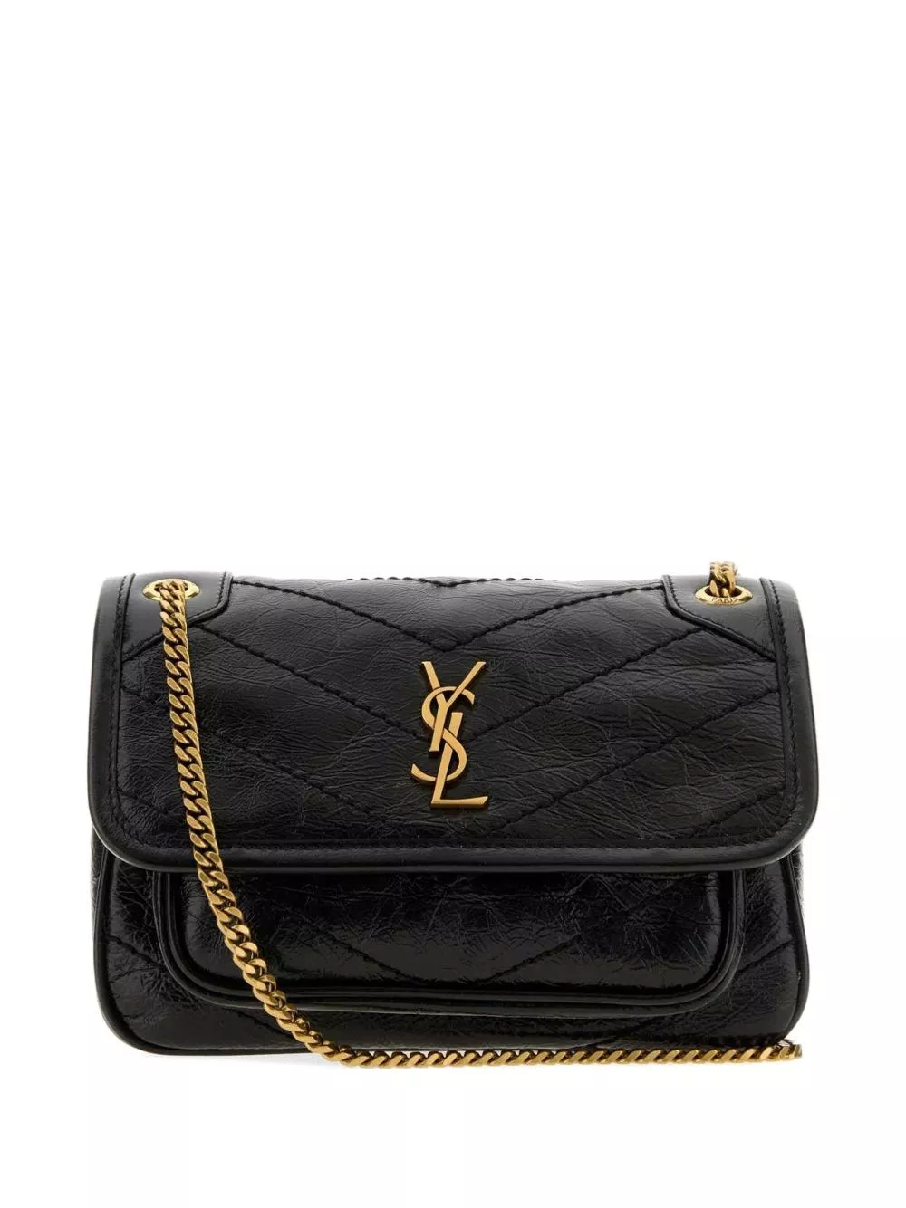 Saint Laurent Borsa a spalla mini in pelle Niki