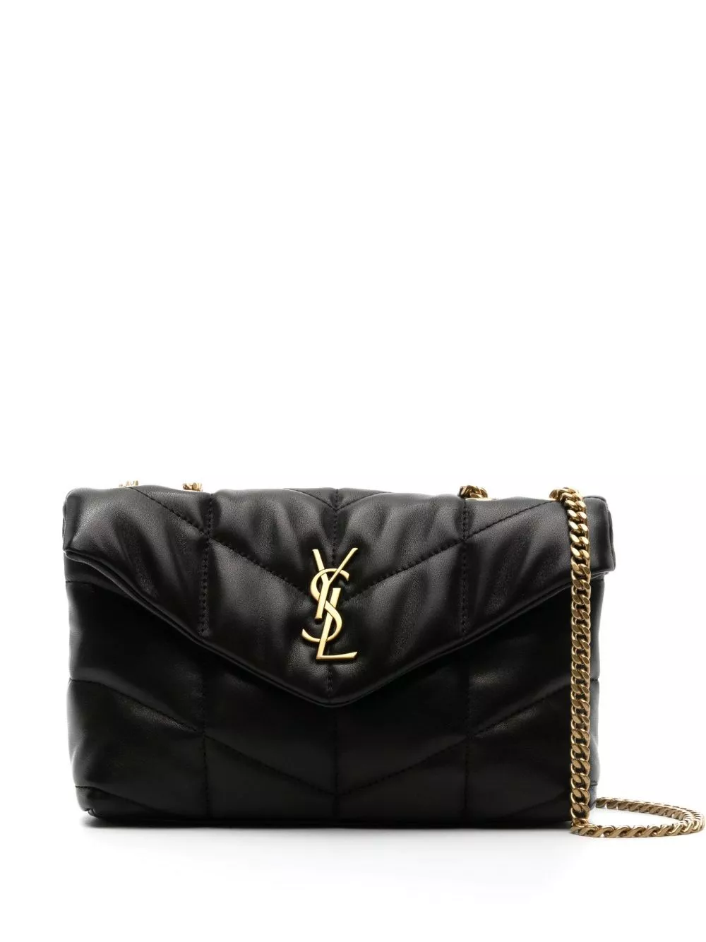 Saint Laurent Borsa a spalla mini in pelle Puffer Toy