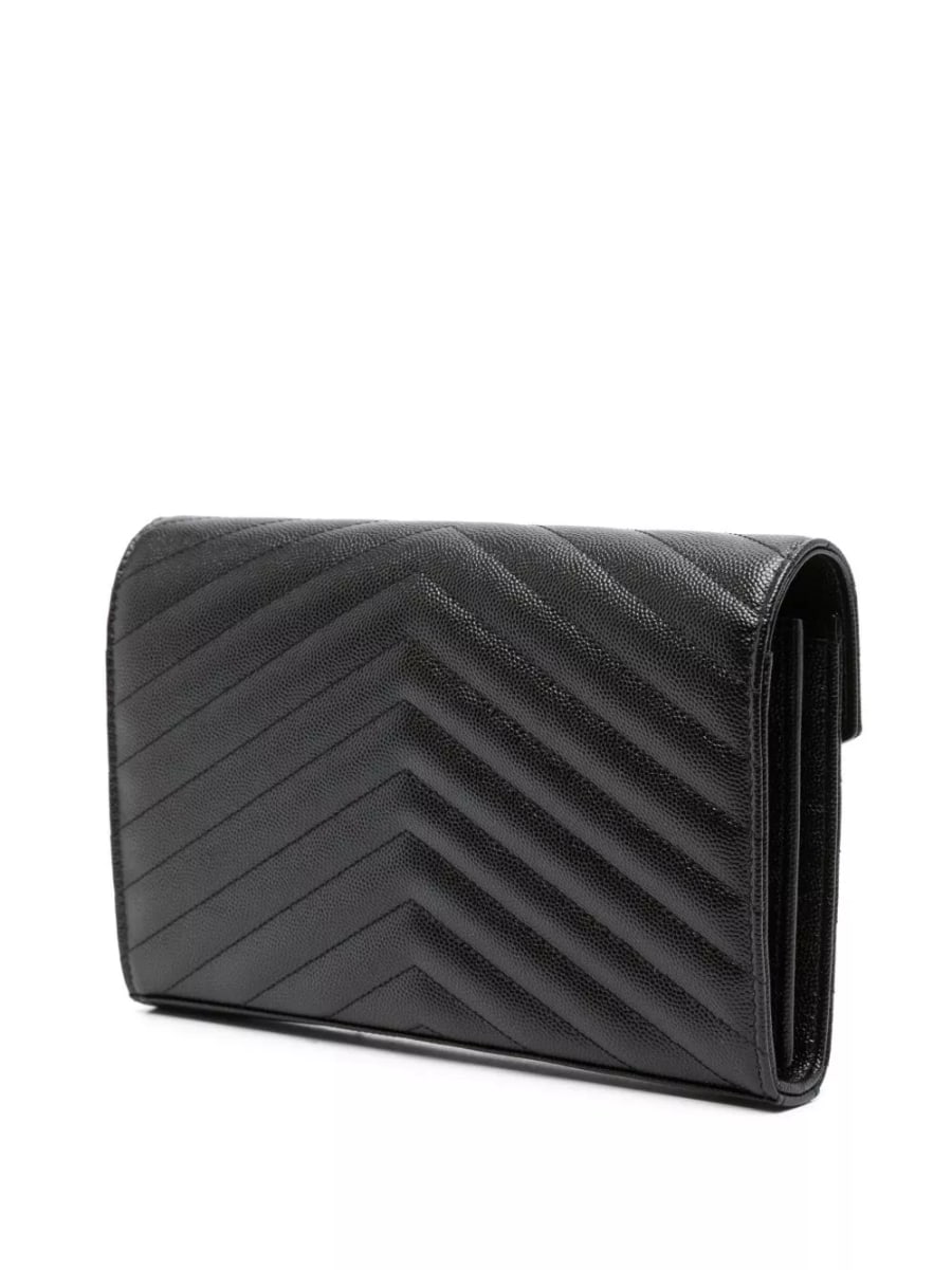 Saint Laurent Borsa mini in pelle Cassandre, view 2
