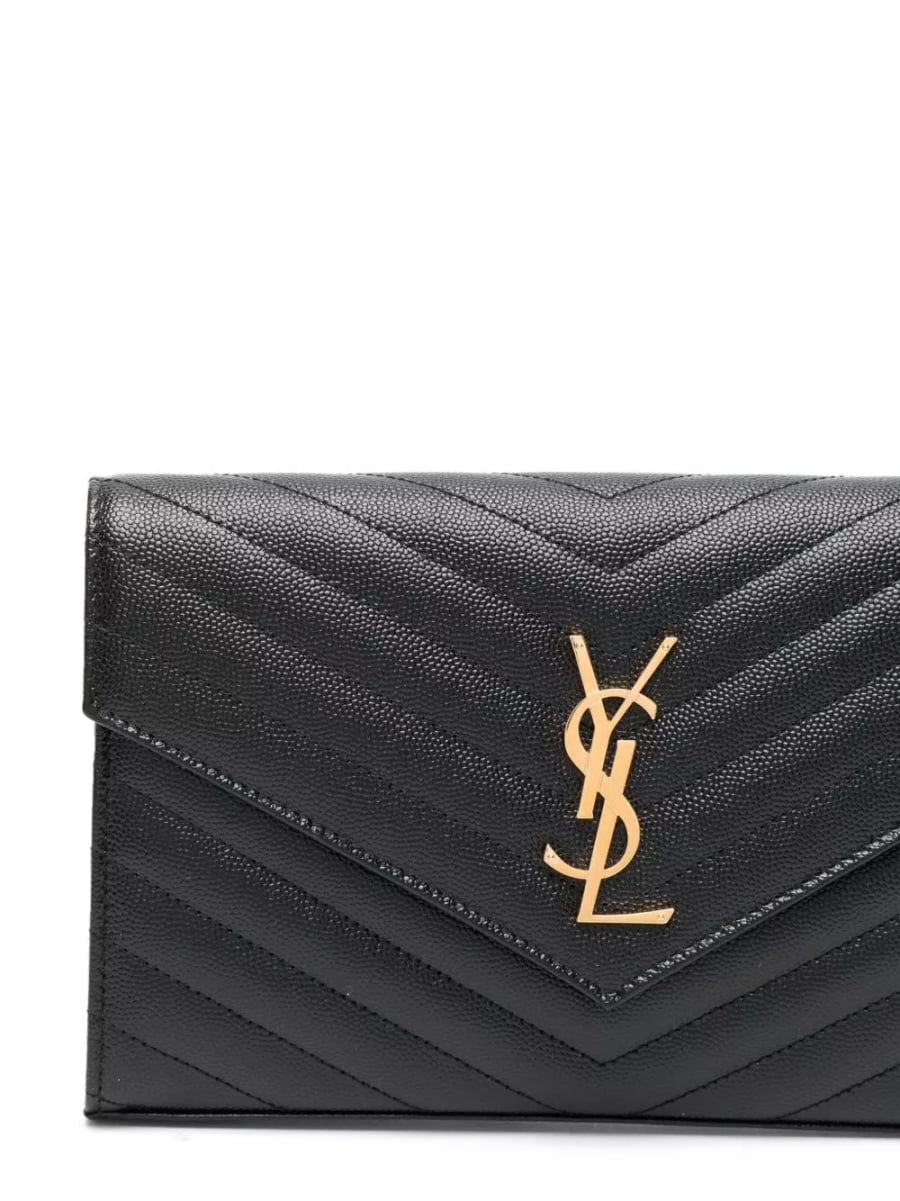 Saint Laurent Borsa mini in pelle Cassandre, view 3