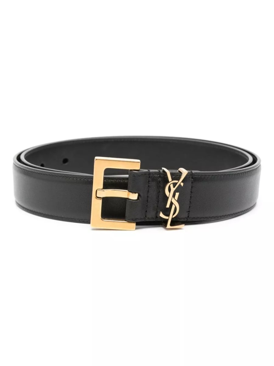 Saint Laurent Cintura in pelle Cassandre