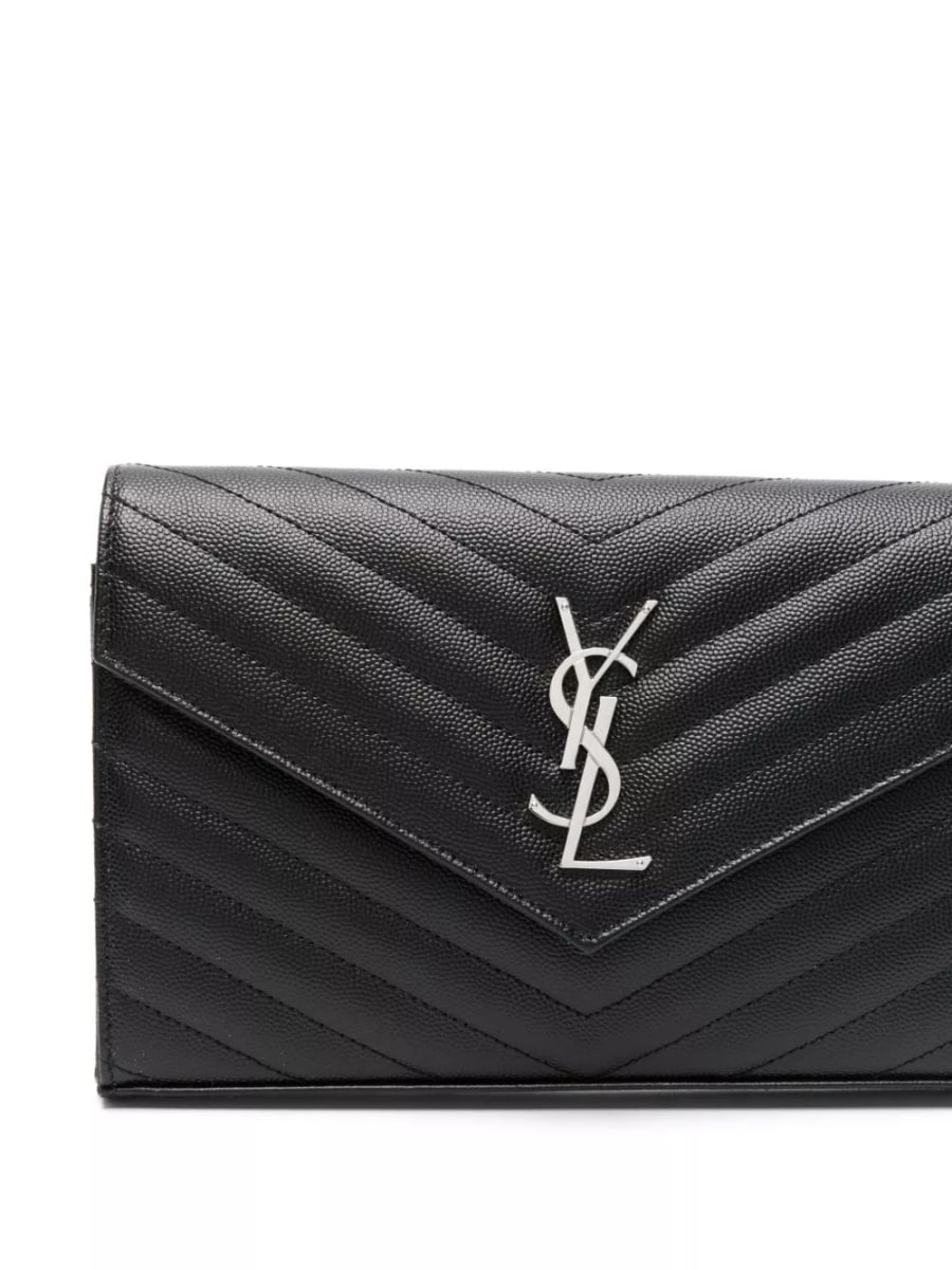 Saint Laurent Borsa mini in pelle Cassandre, view 2