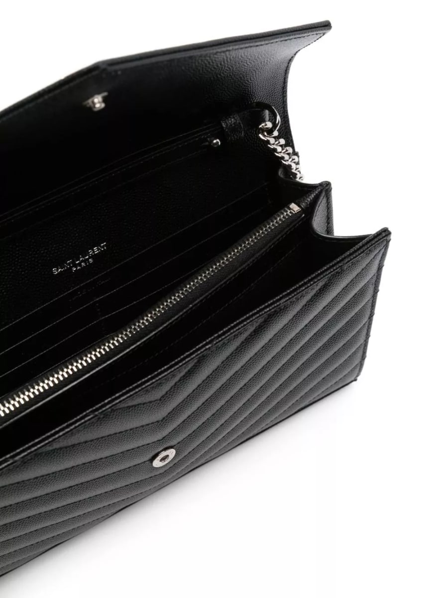 Saint Laurent Borsa mini in pelle Cassandre, view 3