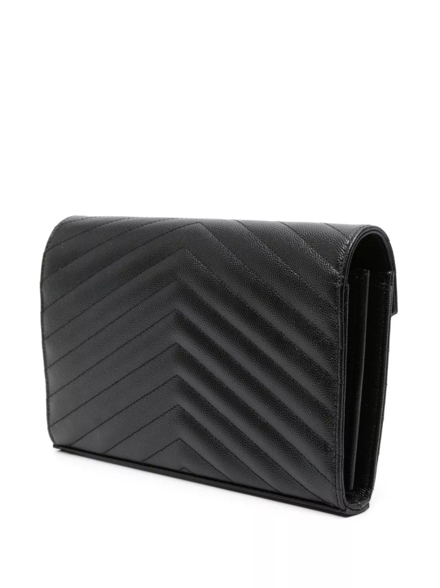 Saint Laurent Borsa mini in pelle Cassandre, view 4