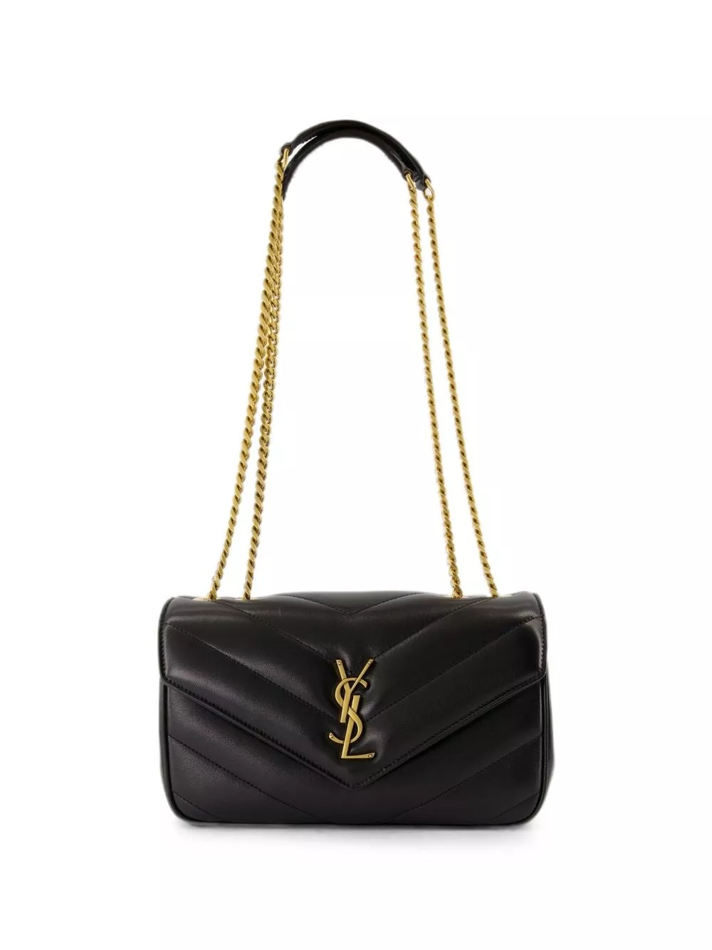 Saint Laurent Borsa a spalla piccola in pelle scamosciata LouLou