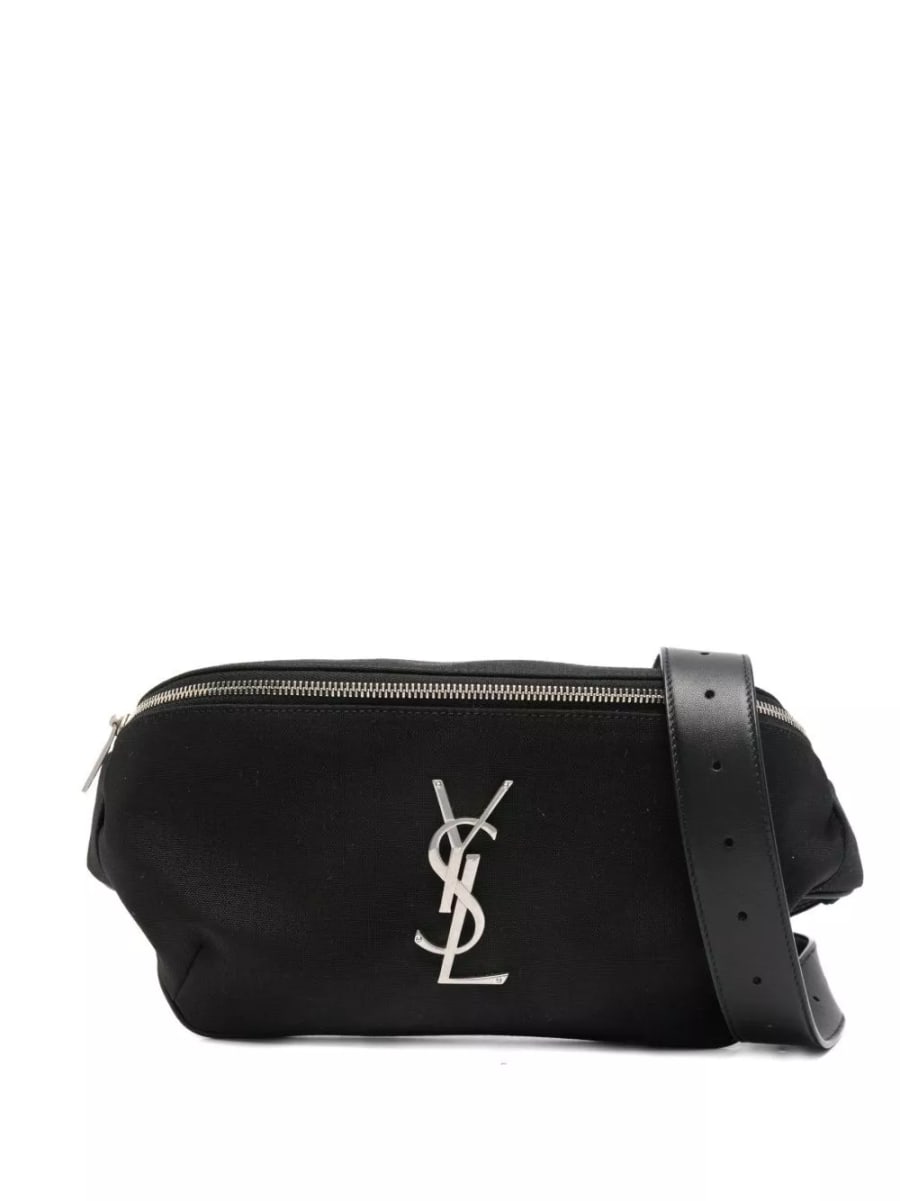 Saint Laurent logo pouch