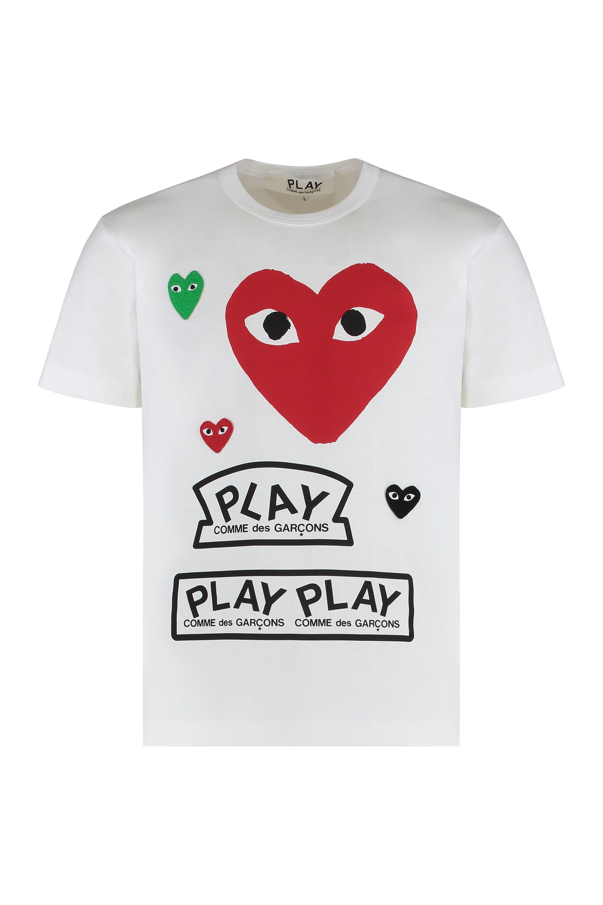 Comme des Garçons PLAY T-shirt in cotone con logo