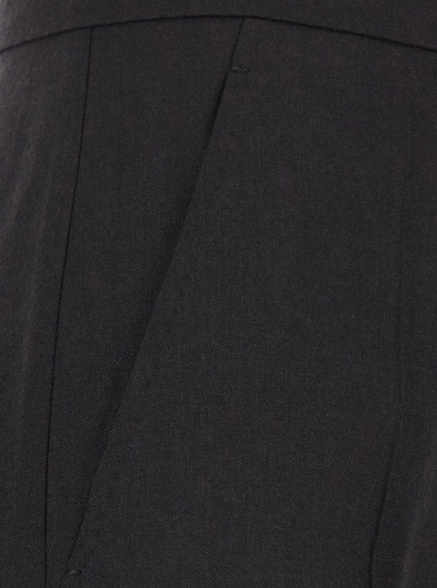 Max Mara Pantaloni 'Extra' con due tasche laterali in lana stretch marroni donna, view 3