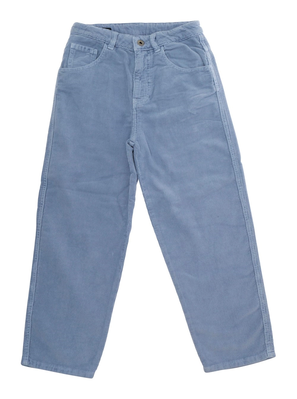 Emporio armani kids Jeans con ricamo logo sul retro in denim blu bambino