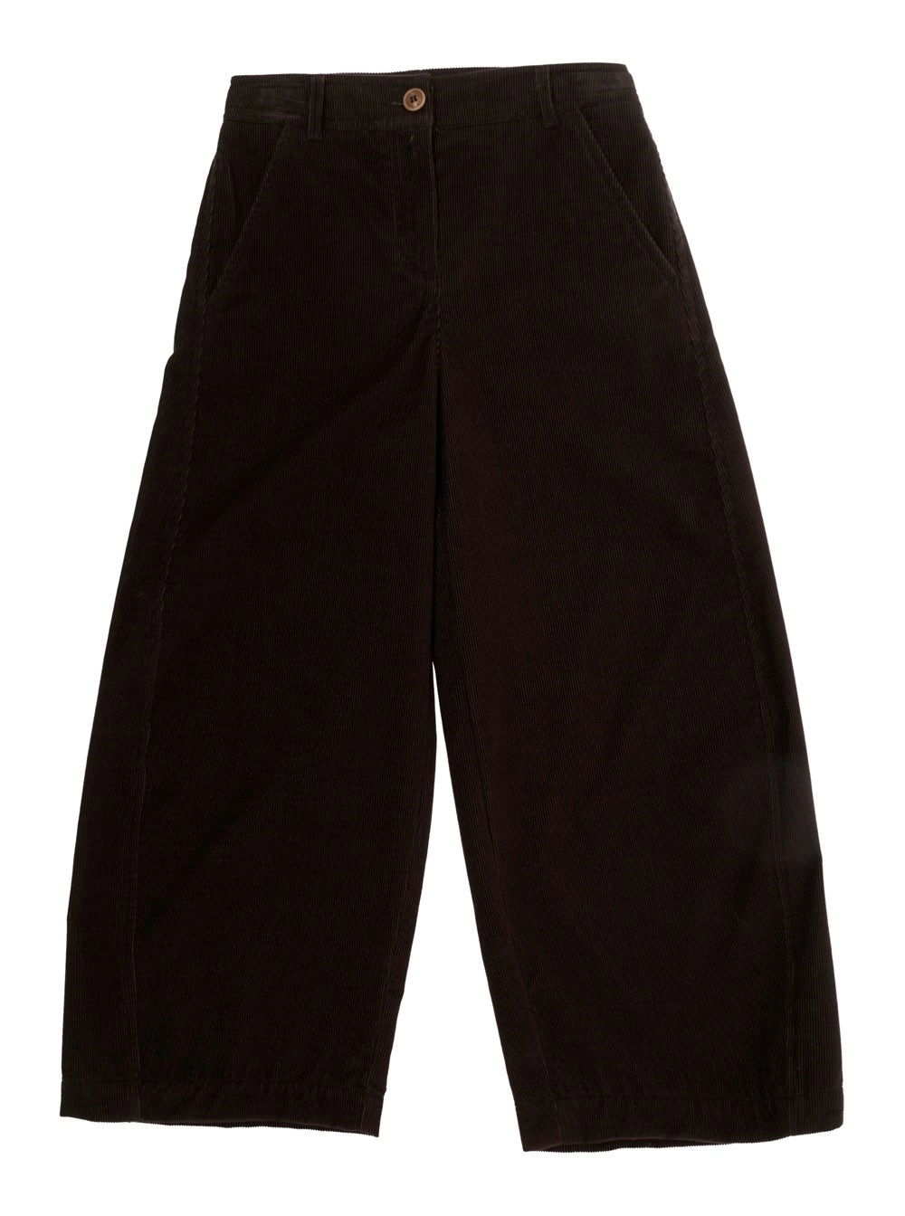 Moncler kids Pantaloni con tasche e logo in tessuto tecnico marrone per bambino