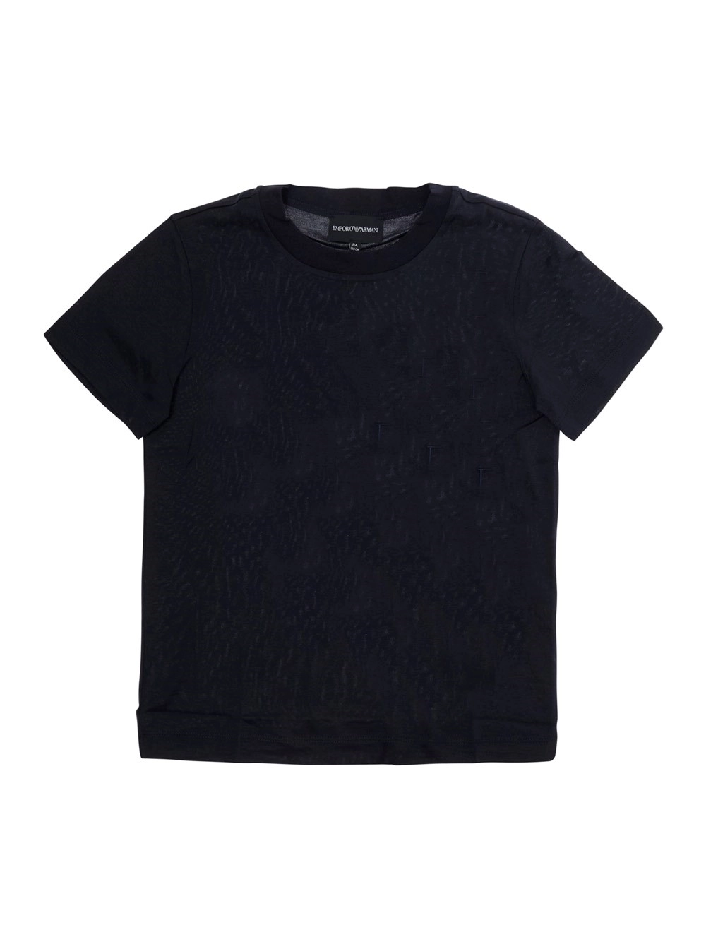 Emporio armani kids Tshirt Emporio Armani Kids con logo in blu per bambino