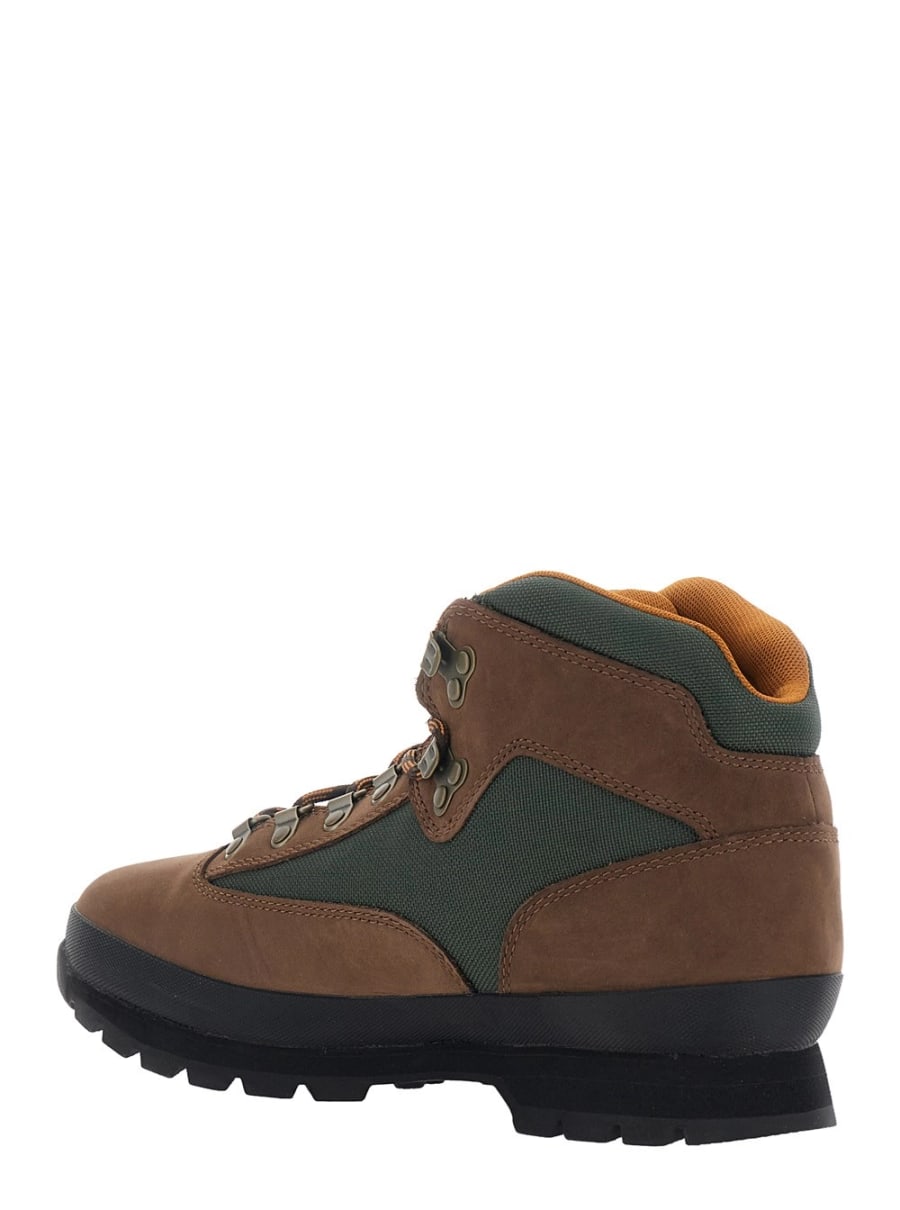 Timberland EURO HIKER con suola in gomma e tomaia in pelle Beige Uomo, view 3