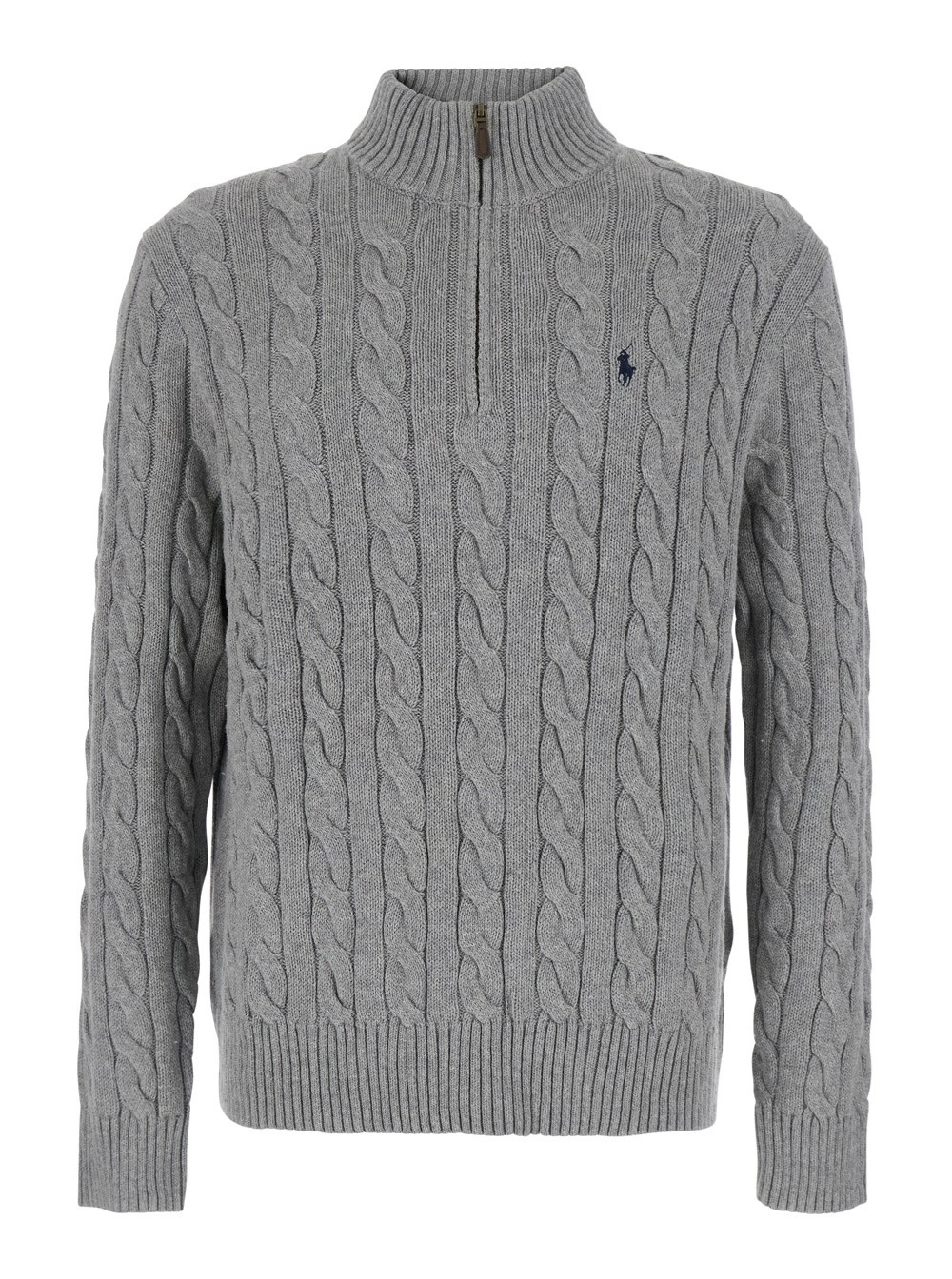 Polo Ralph Lauren MAGLIA COLLO ZIP COTONE