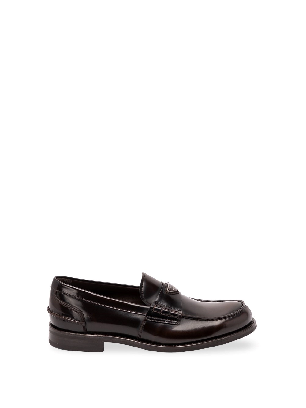 Prada Brushed Leather Loafers